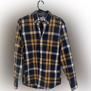 J.Crew Men’s plaid button down shirt Size Small